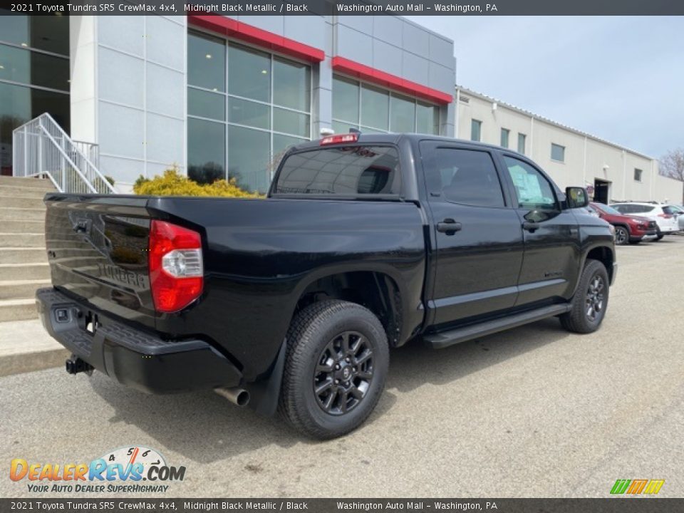 2021 Toyota Tundra SR5 CrewMax 4x4 Midnight Black Metallic / Black Photo #13