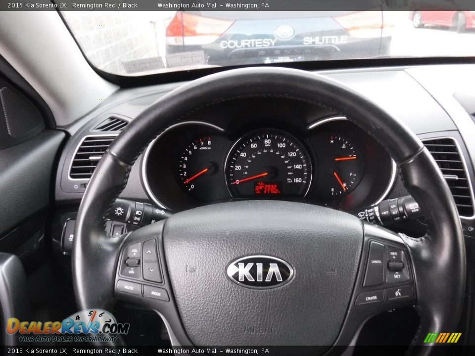 2015 Kia Sorento LX Remington Red / Black Photo #7