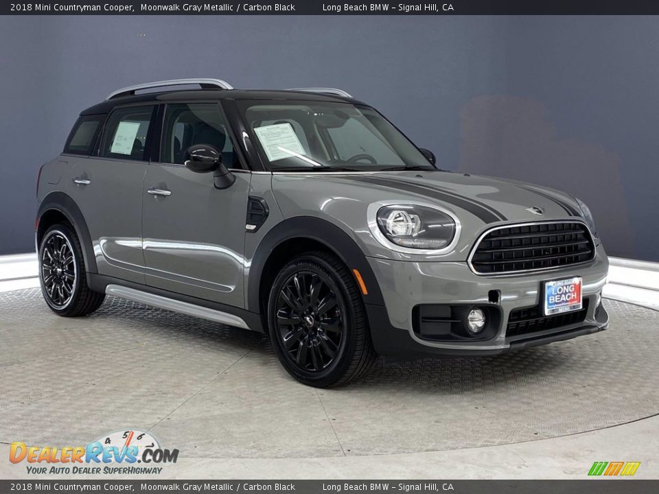 2018 Mini Countryman Cooper Moonwalk Gray Metallic / Carbon Black Photo #1