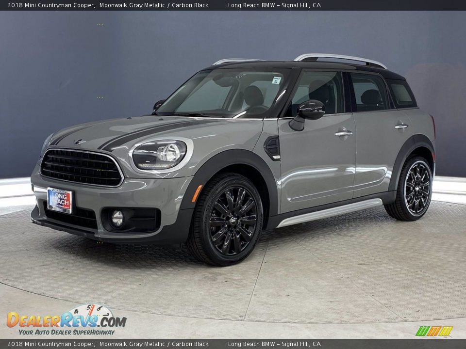 2018 Mini Countryman Cooper Moonwalk Gray Metallic / Carbon Black Photo #3