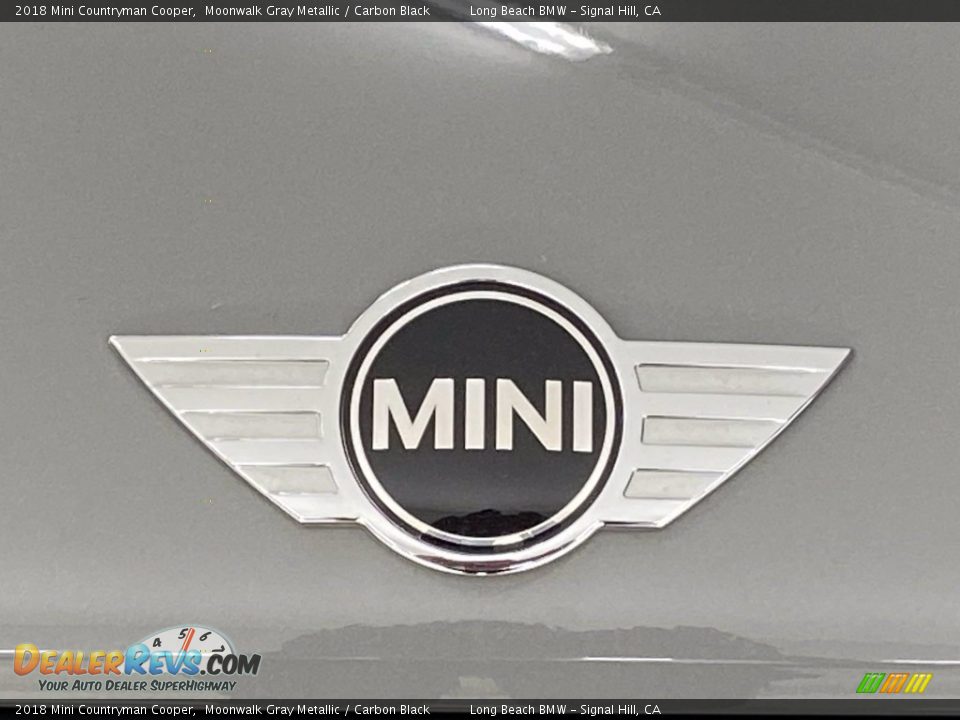 2018 Mini Countryman Cooper Moonwalk Gray Metallic / Carbon Black Photo #8