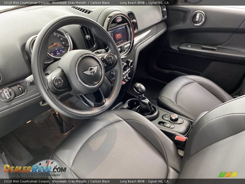 2018 Mini Countryman Cooper Moonwalk Gray Metallic / Carbon Black Photo #16