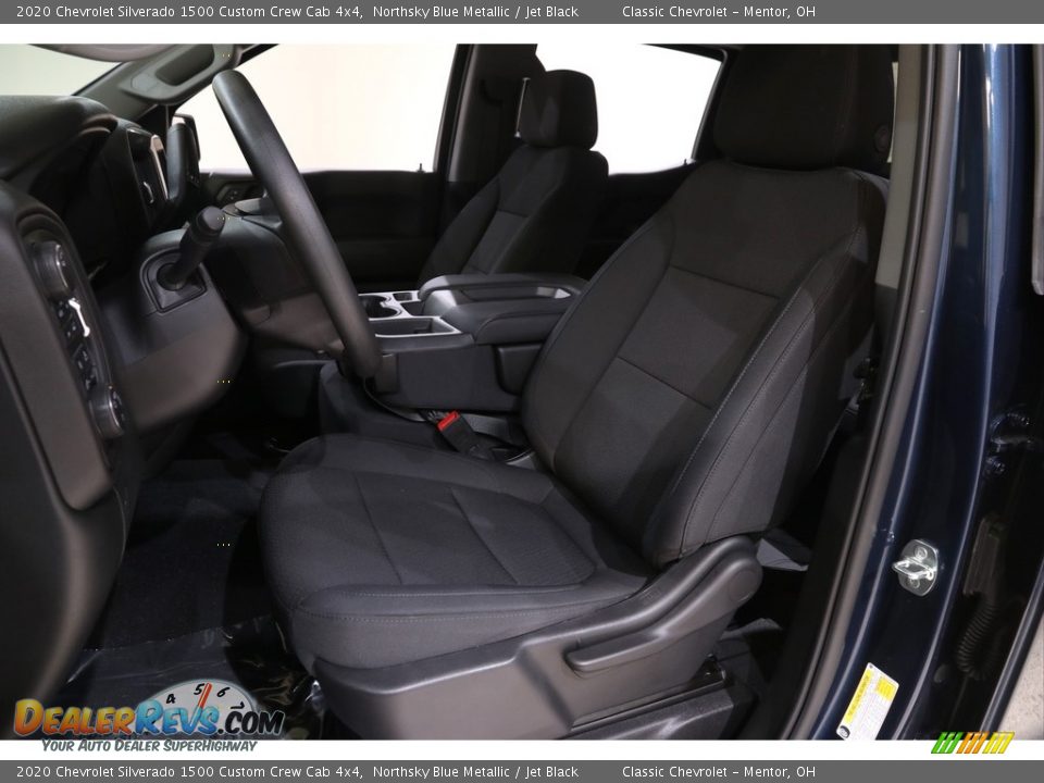 2020 Chevrolet Silverado 1500 Custom Crew Cab 4x4 Northsky Blue Metallic / Jet Black Photo #5