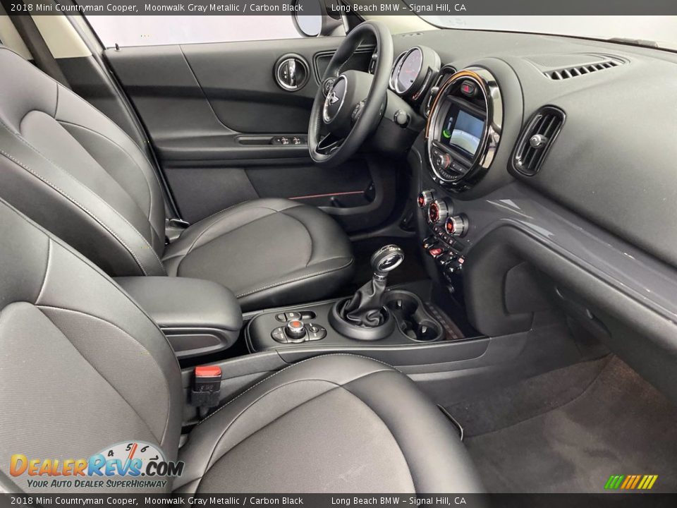 2018 Mini Countryman Cooper Moonwalk Gray Metallic / Carbon Black Photo #31