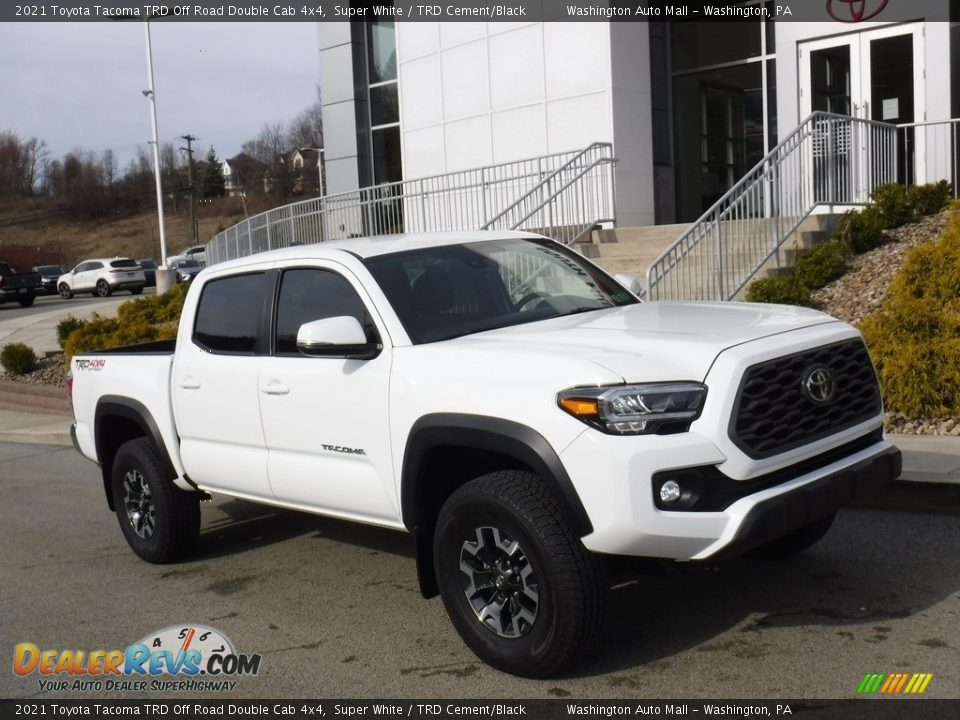 Front 3/4 View of 2021 Toyota Tacoma TRD Off Road Double Cab 4x4 Photo #1