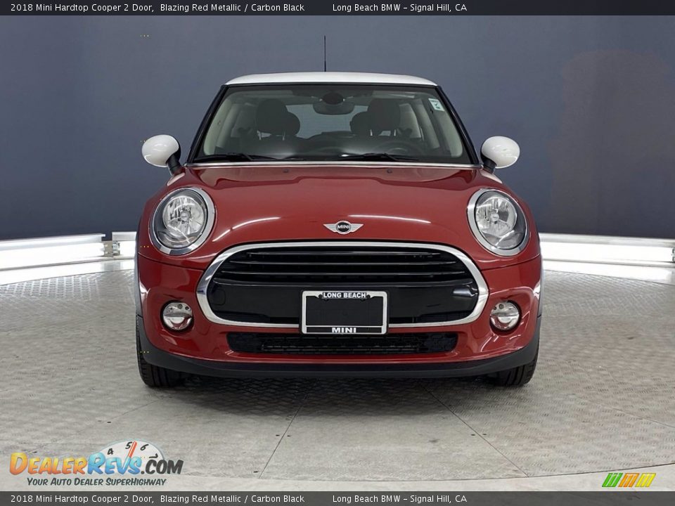 2018 Mini Hardtop Cooper 2 Door Blazing Red Metallic / Carbon Black Photo #2