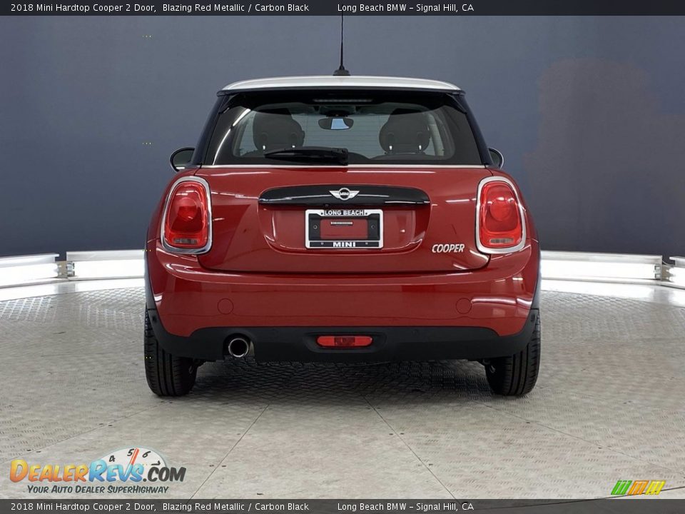 2018 Mini Hardtop Cooper 2 Door Blazing Red Metallic / Carbon Black Photo #4