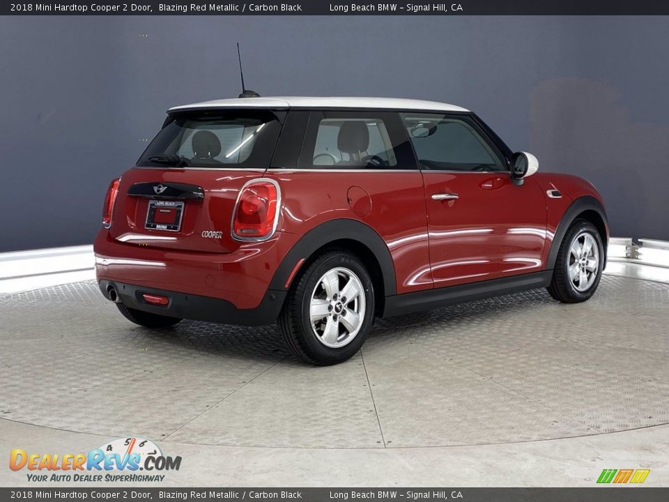 2018 Mini Hardtop Cooper 2 Door Blazing Red Metallic / Carbon Black Photo #5