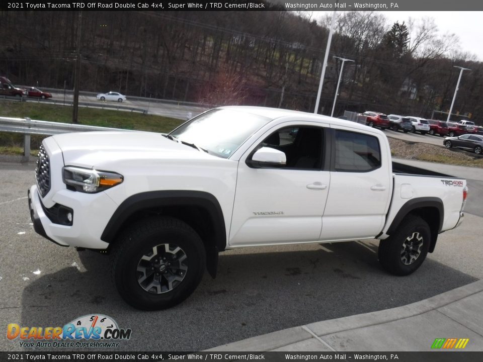 Super White 2021 Toyota Tacoma TRD Off Road Double Cab 4x4 Photo #14