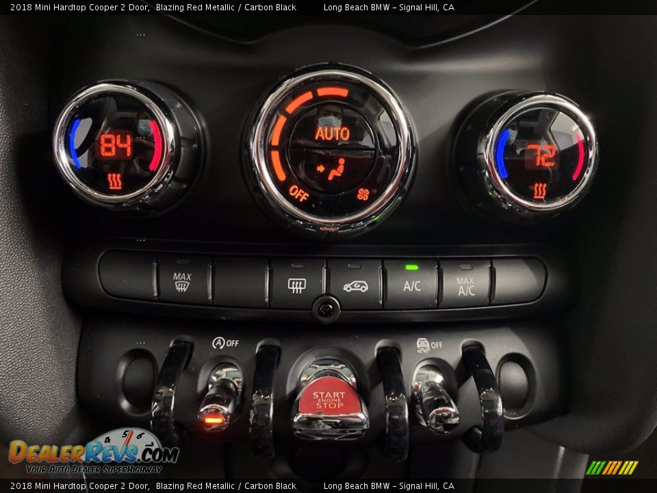 2018 Mini Hardtop Cooper 2 Door Blazing Red Metallic / Carbon Black Photo #25