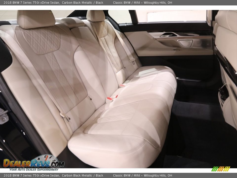 2018 BMW 7 Series 750i xDrive Sedan Carbon Black Metallic / Black Photo #21