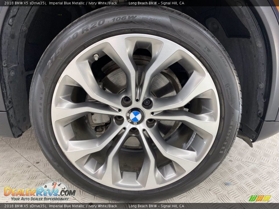 2018 BMW X5 sDrive35i Imperial Blue Metallic / Ivory White/Black Photo #6