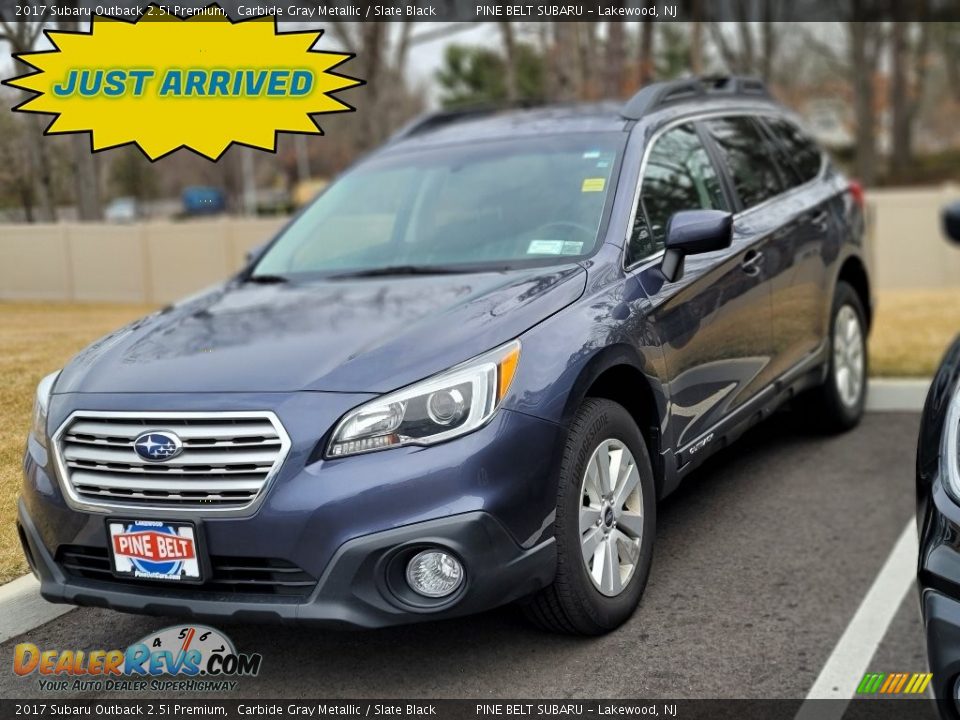 2017 Subaru Outback 2.5i Premium Carbide Gray Metallic / Slate Black Photo #1