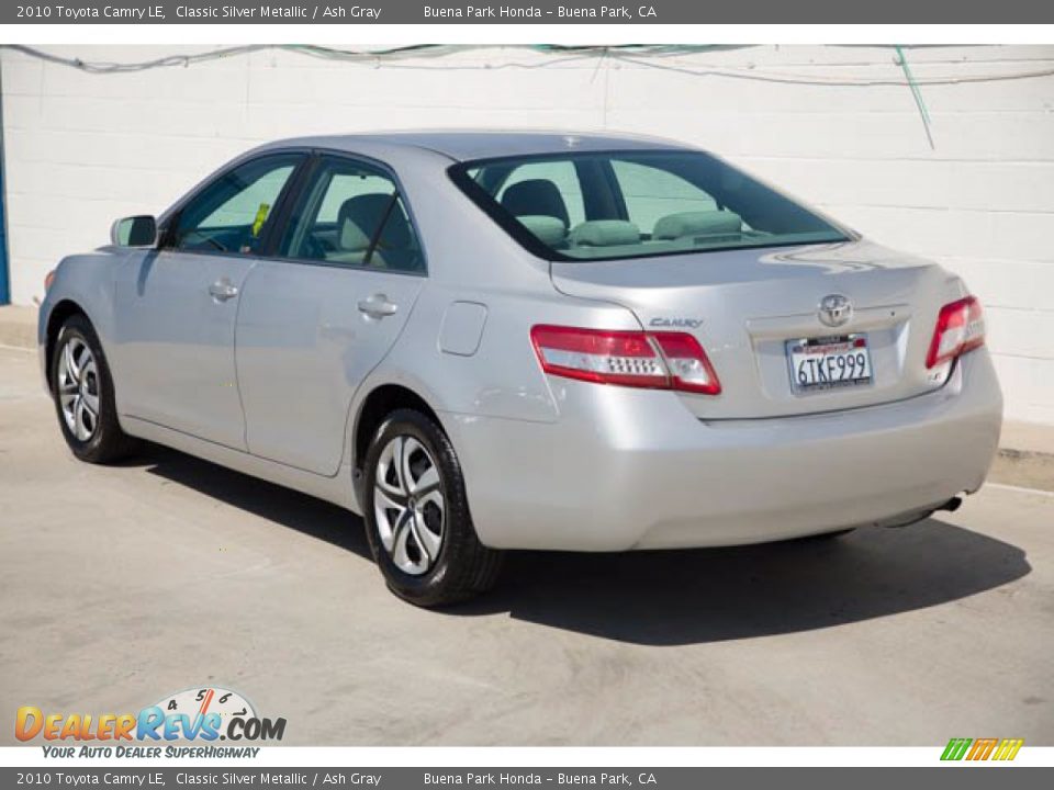 2010 Toyota Camry LE Classic Silver Metallic / Ash Gray Photo #2