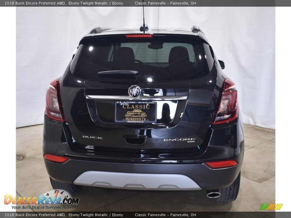 2018 Buick Encore Preferred AWD Ebony Twilight Metallic / Ebony Photo #3