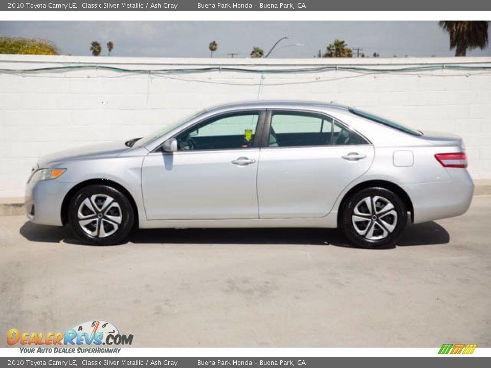 2010 Toyota Camry LE Classic Silver Metallic / Ash Gray Photo #10