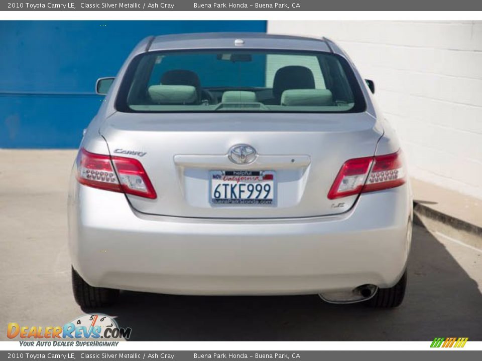 2010 Toyota Camry LE Classic Silver Metallic / Ash Gray Photo #11