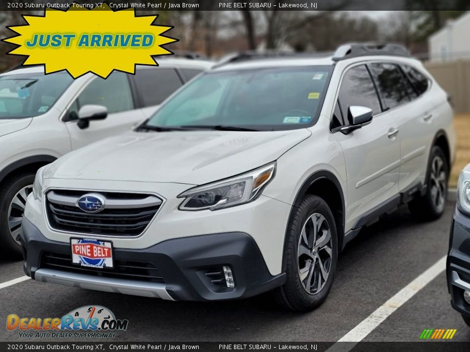 2020 Subaru Outback Touring XT Crystal White Pearl / Java Brown Photo #1