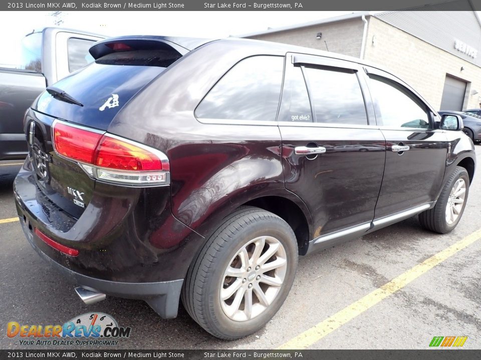 2013 Lincoln MKX AWD Kodiak Brown / Medium Light Stone Photo #3