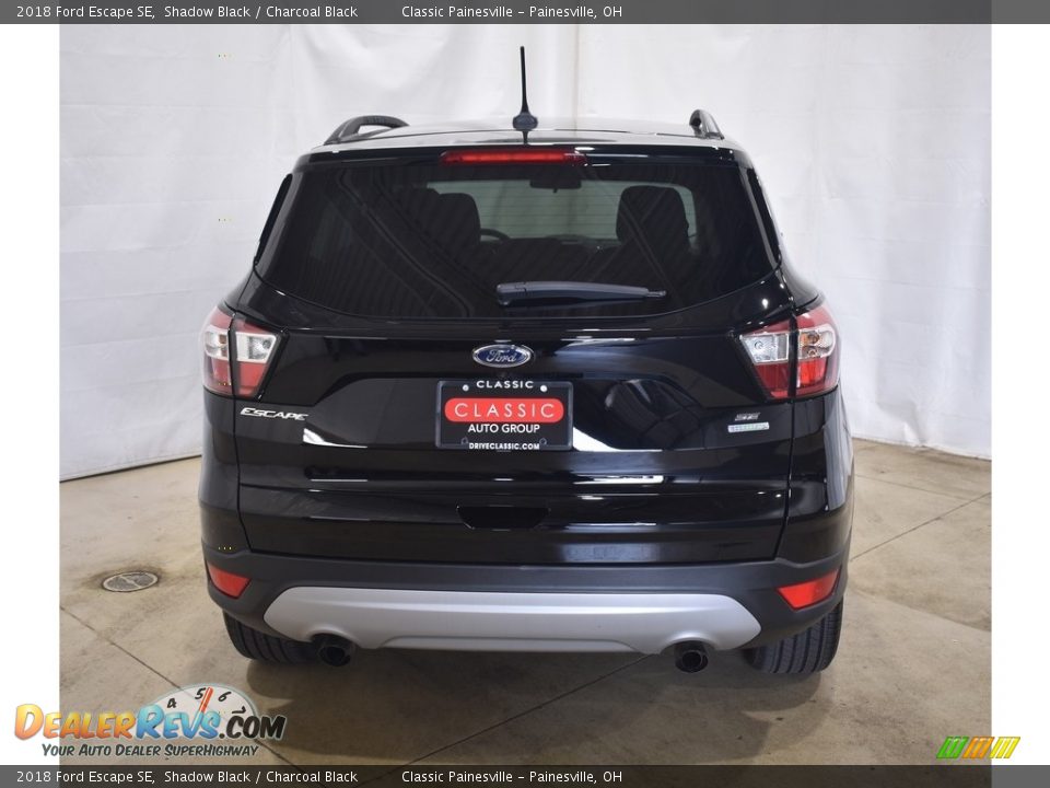 2018 Ford Escape SE Shadow Black / Charcoal Black Photo #3