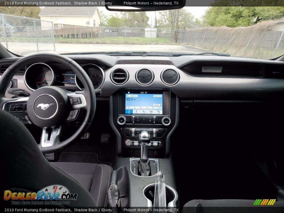 2019 Ford Mustang EcoBoost Fastback Shadow Black / Ebony Photo #5