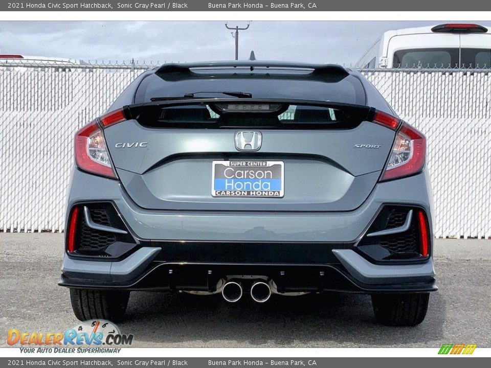 2021 Honda Civic Sport Hatchback Sonic Gray Pearl / Black Photo #5