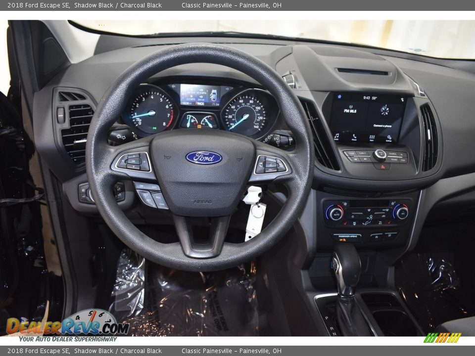 2018 Ford Escape SE Shadow Black / Charcoal Black Photo #12