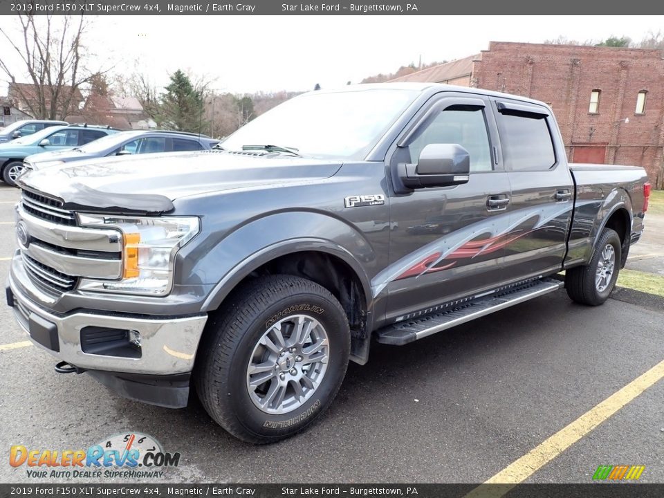 2019 Ford F150 XLT SuperCrew 4x4 Magnetic / Earth Gray Photo #1