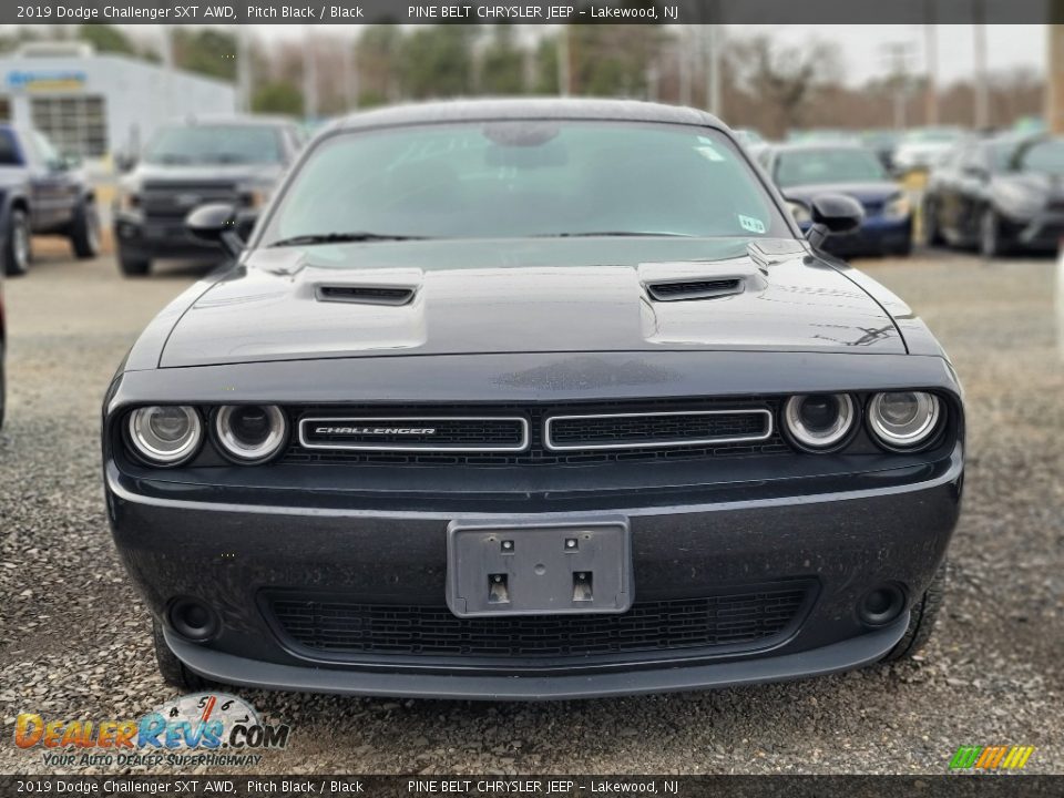 2019 Dodge Challenger SXT AWD Pitch Black / Black Photo #2