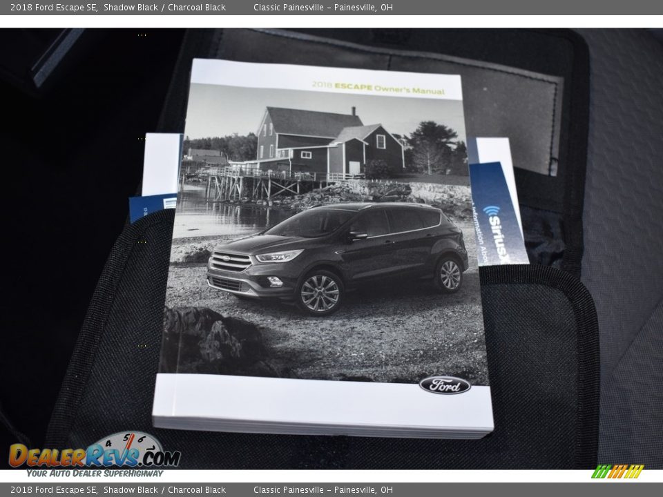 2018 Ford Escape SE Shadow Black / Charcoal Black Photo #16