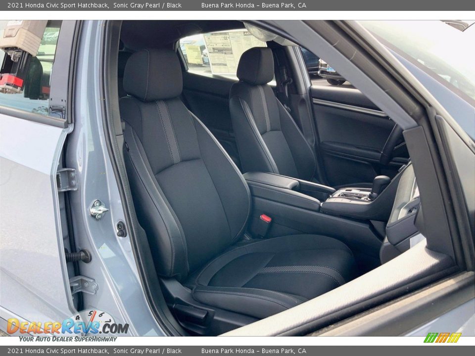 2021 Honda Civic Sport Hatchback Sonic Gray Pearl / Black Photo #9