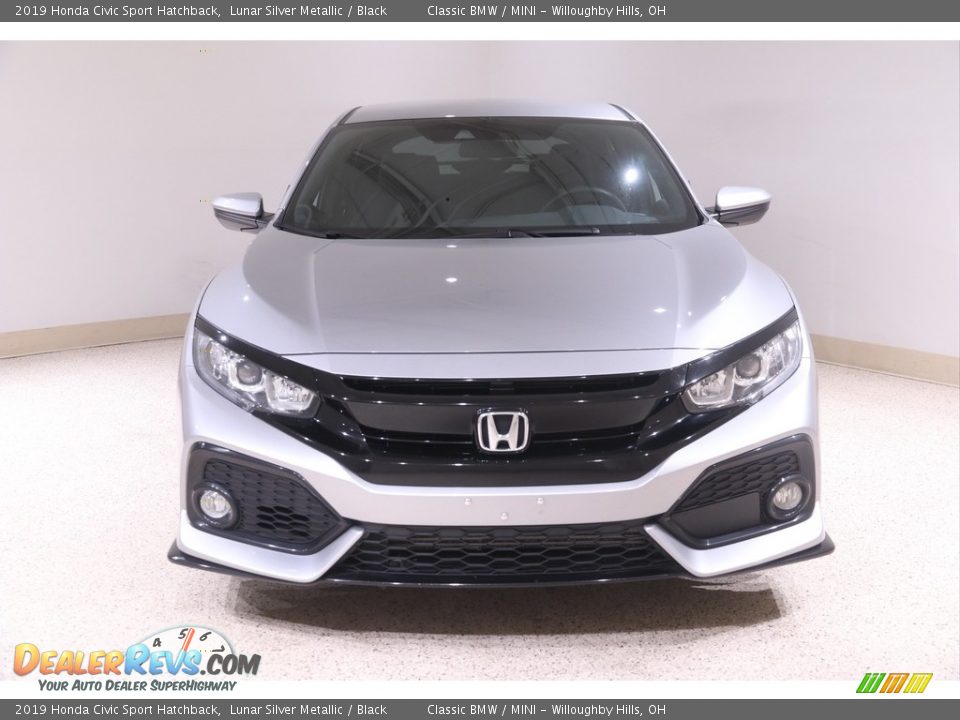 2019 Honda Civic Sport Hatchback Lunar Silver Metallic / Black Photo #2