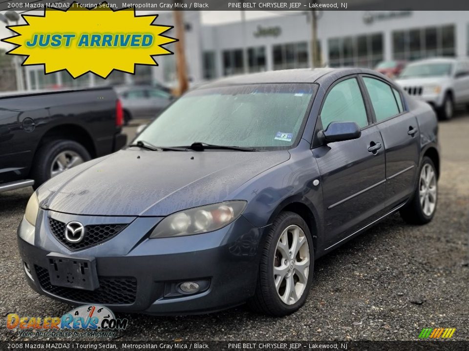 2008 Mazda MAZDA3 i Touring Sedan Metropolitan Gray Mica / Black Photo #1