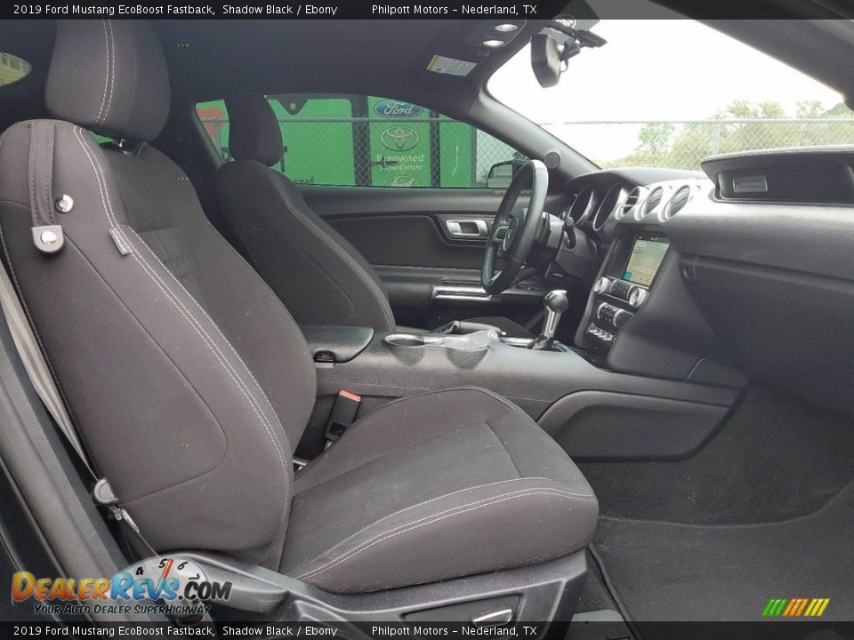 2019 Ford Mustang EcoBoost Fastback Shadow Black / Ebony Photo #22