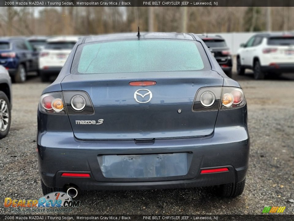 2008 Mazda MAZDA3 i Touring Sedan Metropolitan Gray Mica / Black Photo #4