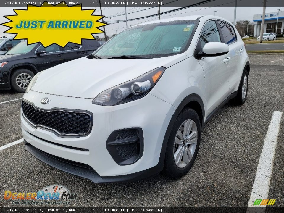 2017 Kia Sportage LX Clear White / Black Photo #1