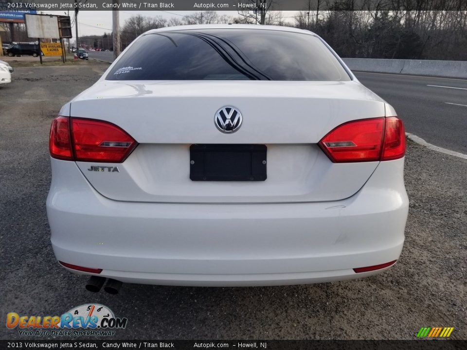 2013 Volkswagen Jetta S Sedan Candy White / Titan Black Photo #5