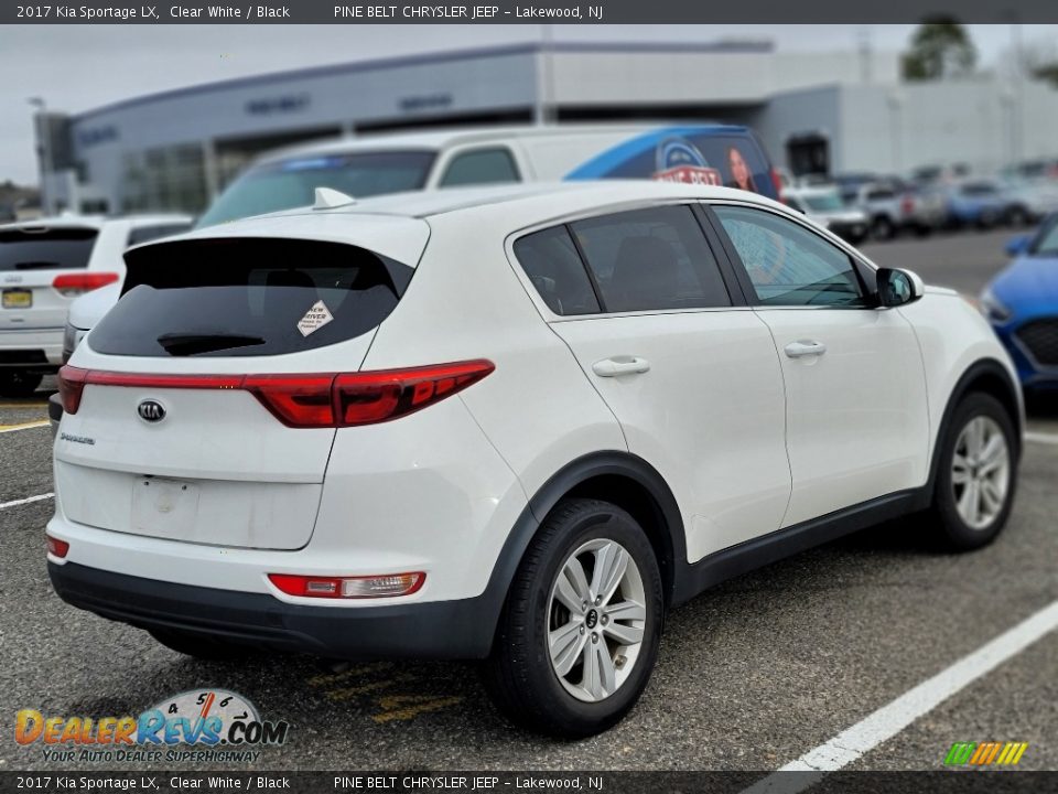 2017 Kia Sportage LX Clear White / Black Photo #4