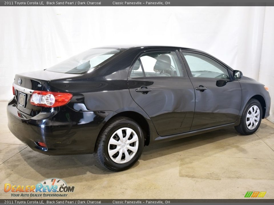 2011 Toyota Corolla LE Black Sand Pearl / Dark Charcoal Photo #2