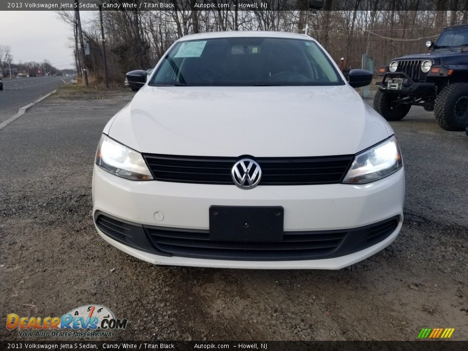 2013 Volkswagen Jetta S Sedan Candy White / Titan Black Photo #9