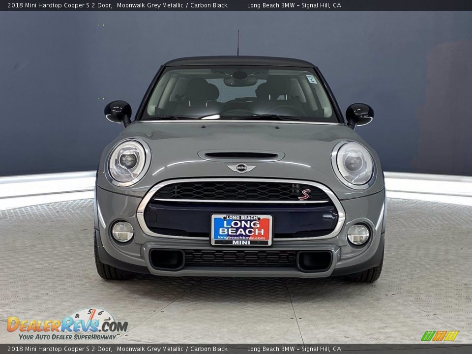 2018 Mini Hardtop Cooper S 2 Door Moonwalk Grey Metallic / Carbon Black Photo #2