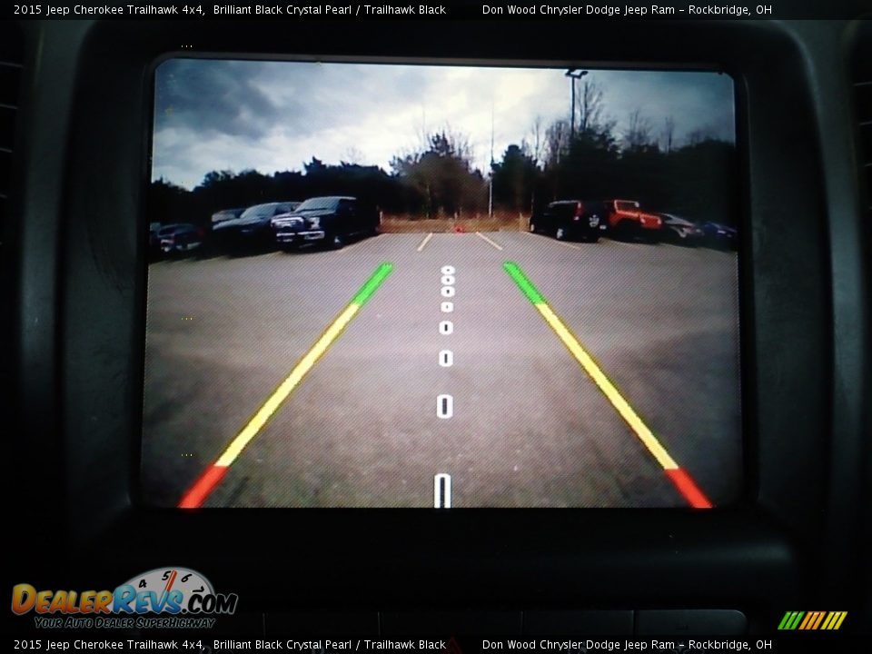 2015 Jeep Cherokee Trailhawk 4x4 Brilliant Black Crystal Pearl / Trailhawk Black Photo #4