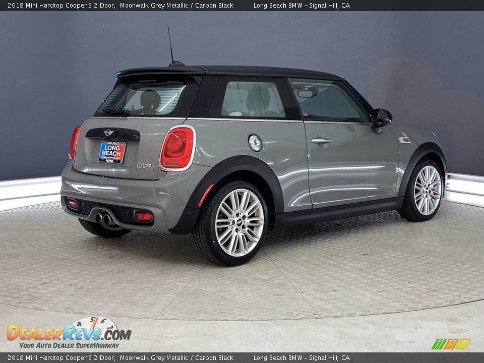 2018 Mini Hardtop Cooper S 2 Door Moonwalk Grey Metallic / Carbon Black Photo #5