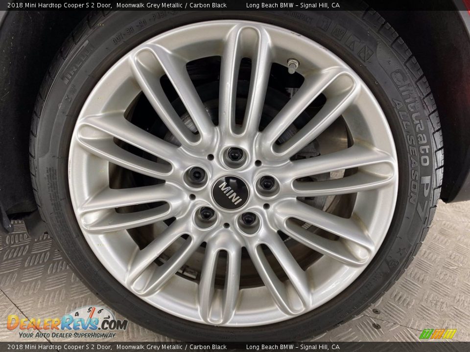 2018 Mini Hardtop Cooper S 2 Door Moonwalk Grey Metallic / Carbon Black Photo #11