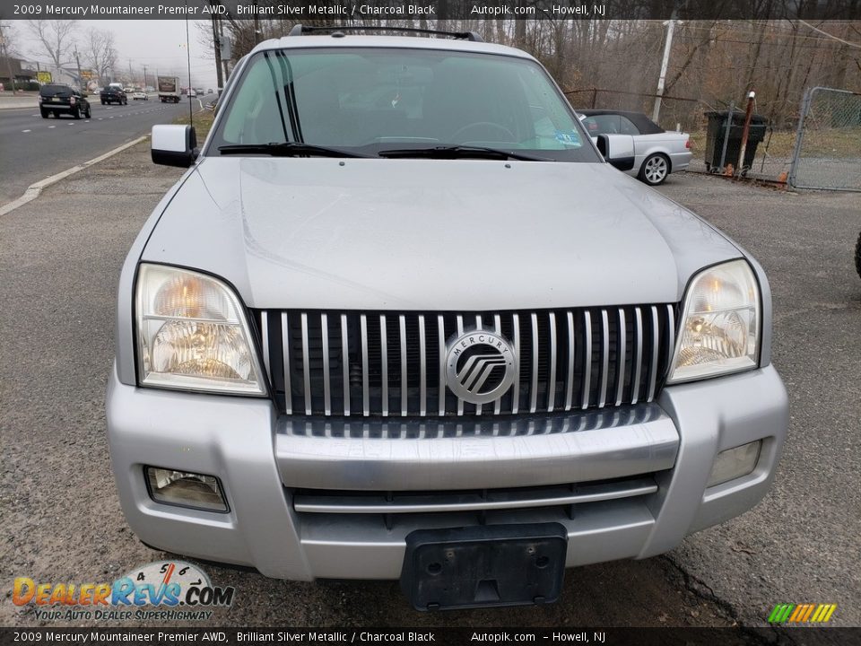 2009 Mercury Mountaineer Premier AWD Brilliant Silver Metallic / Charcoal Black Photo #3