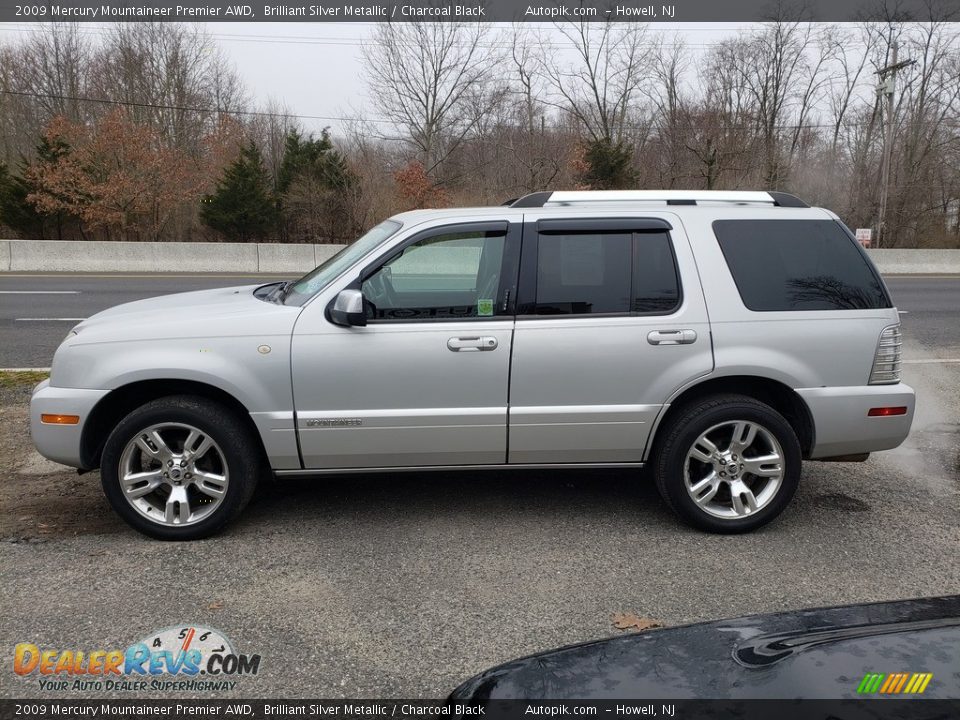 Brilliant Silver Metallic 2009 Mercury Mountaineer Premier AWD Photo #5