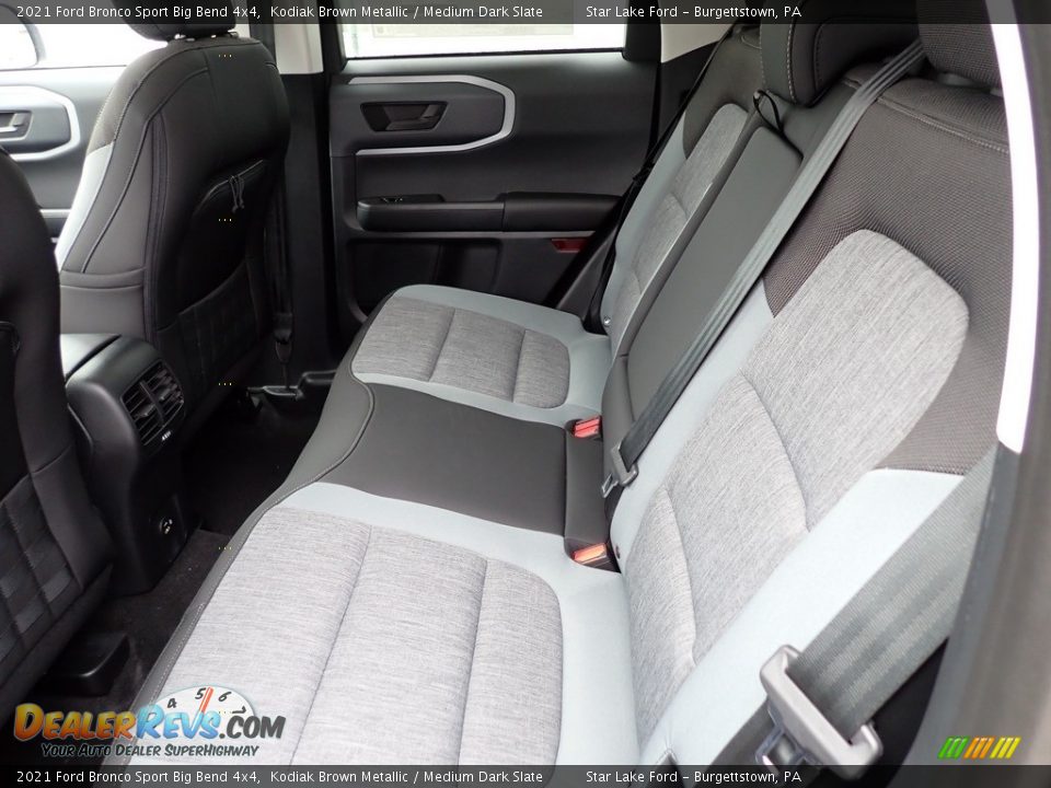 Rear Seat of 2021 Ford Bronco Sport Big Bend 4x4 Photo #11