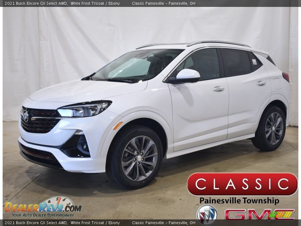 2021 Buick Encore GX Select AWD White Frost Tricoat / Ebony Photo #1