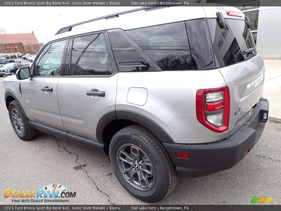 2021 Ford Bronco Sport Big Bend 4x4 Iconic Silver Metallic / Ebony Photo #3