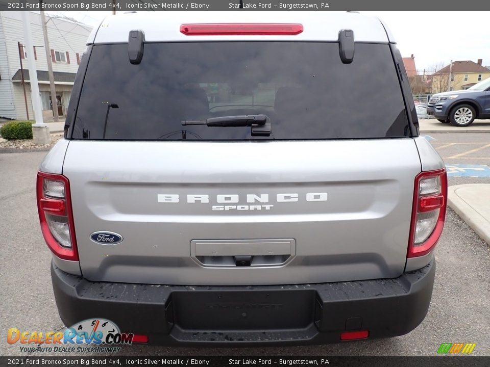 2021 Ford Bronco Sport Big Bend 4x4 Iconic Silver Metallic / Ebony Photo #4